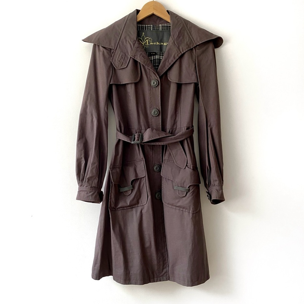 Mackage Trench Coat Belted Jacket